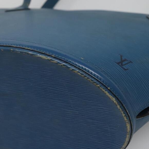 LOUIS VUITTON Epi Saint Jacques Shopping Shoulder Bag Blue M52275 - Picture 9 of 16